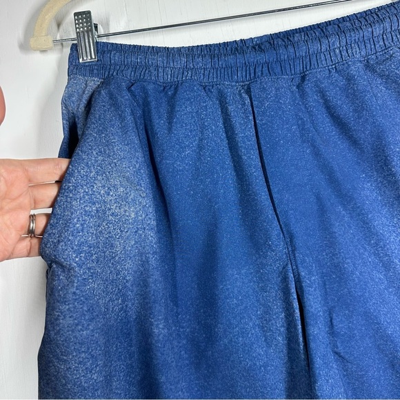Lululemon Pace Breaker Lined Shorts Men's Medium M Blue 9" Inseam Workout Sports - Picture 4 of 8